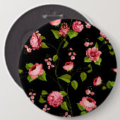 Muster der Blume 18 Button (Vorne & Hinten)