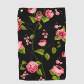 Muster der Blume 18 Golfhandtuch (Vorderseite)