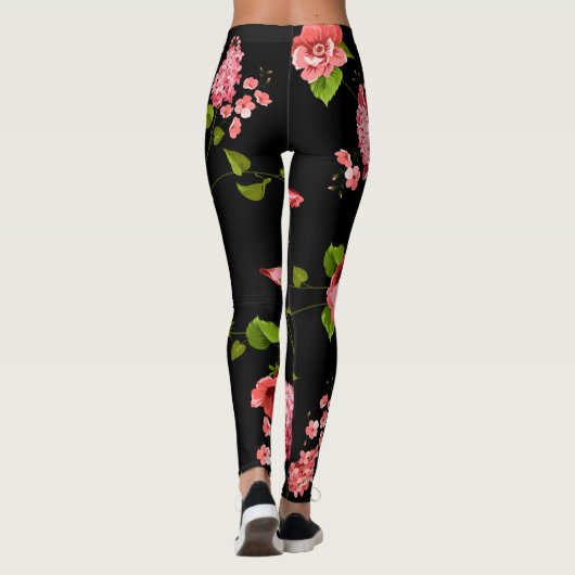 Muster der Blume 18 Leggings (Rückseite)