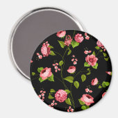 Muster der Blume 18 Magnet (Vorderseite/Rückseite)