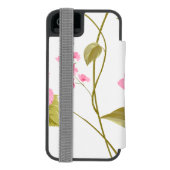 Muster der Blume 19 Incipio iPhone Geldbeutel-Hülle (Folio Rückseite)