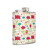 Muster der Blume 270515 Flachmann (Rechts)