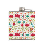 Muster der Blume 270515 Flachmann (Rückseite)