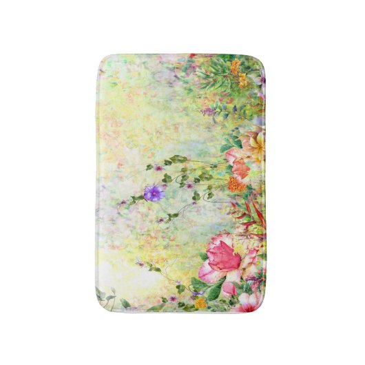 Muster der Blume Badematte (Vorderseite Vertikal)