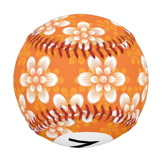 Muster der Blume Baseball (Rückseite)