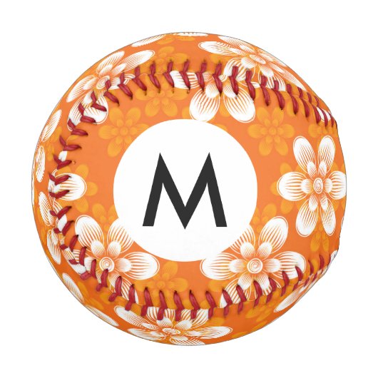 Muster der Blume Baseball (Vorderseite Links)