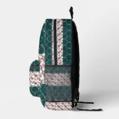 Muster der Blume Bedruckter Rucksack (Rechts)