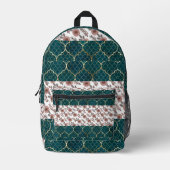 Muster der Blume Bedruckter Rucksack (Vorderseite)
