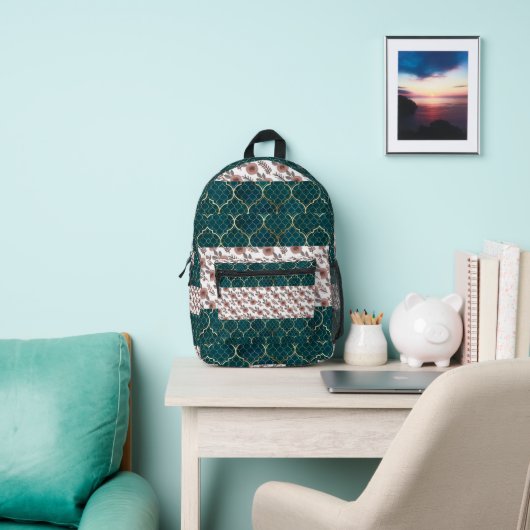 Muster der Blume Bedruckter Rucksack (InSitu)