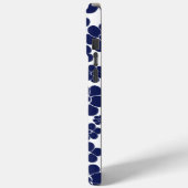 Muster der Blume - Blau und Weiß Case-Mate iPhone Hülle (Rückseite / Links)