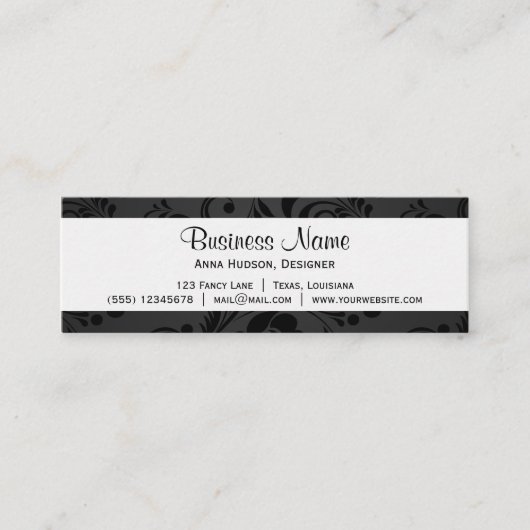 Muster der Blume, Blumenmuster, Floristik, Blume S Mini Visitenkarte (Vorderseite)