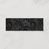 Muster der Blume, Blumenmuster, Floristik, Blume S Mini Visitenkarte (Rückseite)