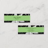 Muster der Blume, Blumenmuster, Floristik, Blume S Mini Visitenkarte (Vorne/Hinten)