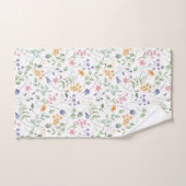 Muster der Blume der Aquarellfrüchte Badhandtuch Set (Handtuch)