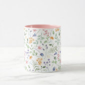 Muster der Blume der Aquarellfrüchte Tasse (Zentrum)
