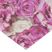 Muster der Blume der rosa weißen Lavendel-Rose Kurzer Tischläufer (Ecke)