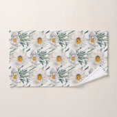 Muster der Blume des Baummohns Badhandtuch Set (Handtuch)