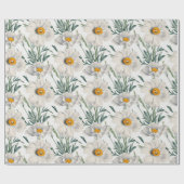 Muster der Blume des Baummohns Geschenkpapier (Flach)