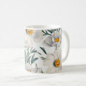 Muster der Blume des Baummohns Kaffeetasse (VorderseiteRechts)