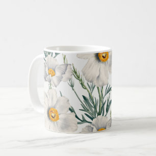 Muster der Blume des Baummohns Kaffeetasse