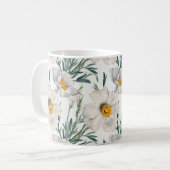 Muster der Blume des Baummohns Kaffeetasse (Vorderseite Links)