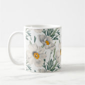 Muster der Blume des Baummohns Kaffeetasse (Links)