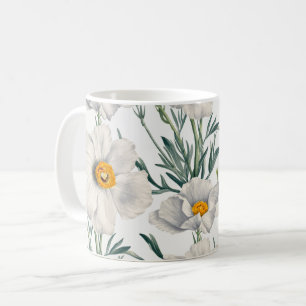 Muster der Blume des Baummohns Kaffeetasse