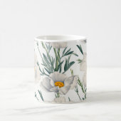 Muster der Blume des Baummohns Kaffeetasse (Mittel)