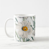 Muster der Blume des Baummohns Kaffeetasse (Links)