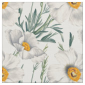 Muster der Blume des Baummohns Stoff (Nahaufnahme)