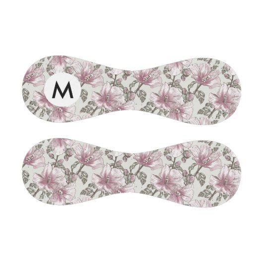 Muster der Blume des rosa Hibiskus Baseball (Paneele)