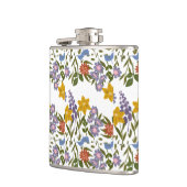 Muster der Blume Flachmann (Links)