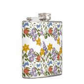 Muster der Blume Flachmann (Rechts)