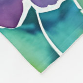 Muster der Blume Fleecedecke (Ecke)