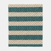 Muster der Blume Fleecedecke (Vorderseite)