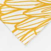 Muster der Blume Fleecedecke (Ecke)