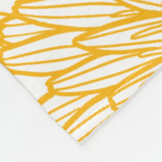 Muster der Blume Fleecedecke (Ecke)