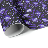 Muster der Blume für die abstrakte Aquarellkarnati Geschenkpapier (Rolleneckpunkt)