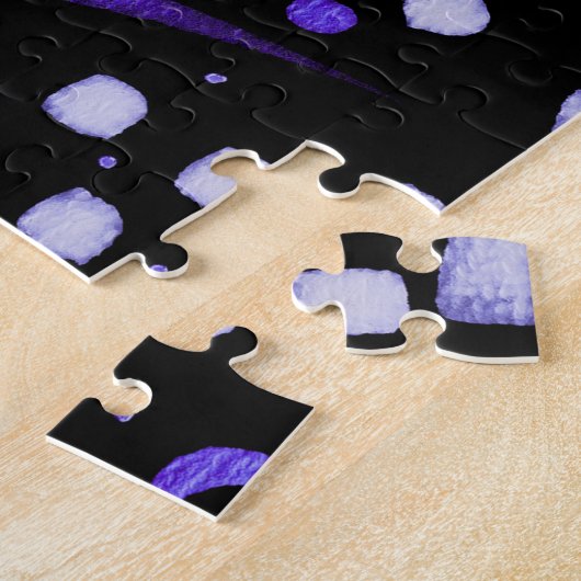 Muster der Blume für die abstrakte Aquarellkarnati Puzzle (Seite)