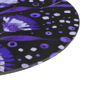 Muster der Blume für die abstrakte Aquarellkarnati Schneidebrett (Ecke)