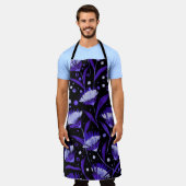 Muster der Blume für die abstrakte Aquarellkarnati Schürze (Getragen)