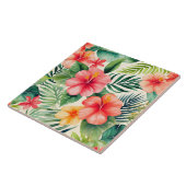 Muster der Blume für tropischen Hibiskus Fliese (Seite)