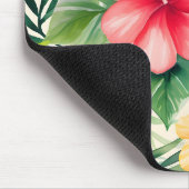 Muster der Blume für tropischen Hibiskus Mousepad (Ecke)