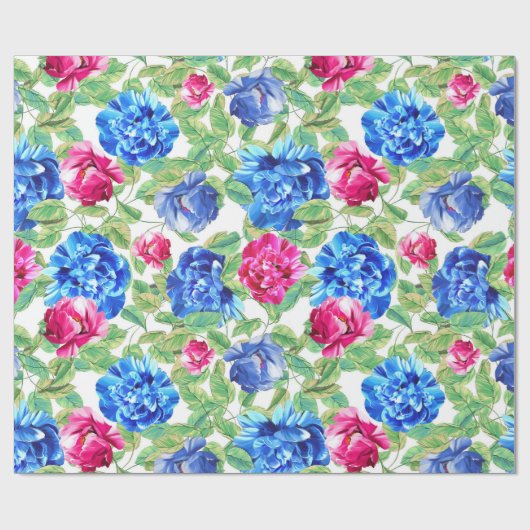 Muster der Blume Geschenkpapier (Flach)