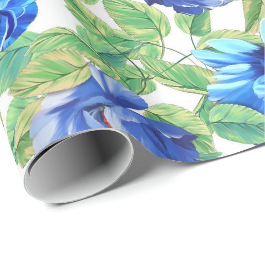 Muster der Blume Geschenkpapier (Rolleneckpunkt)