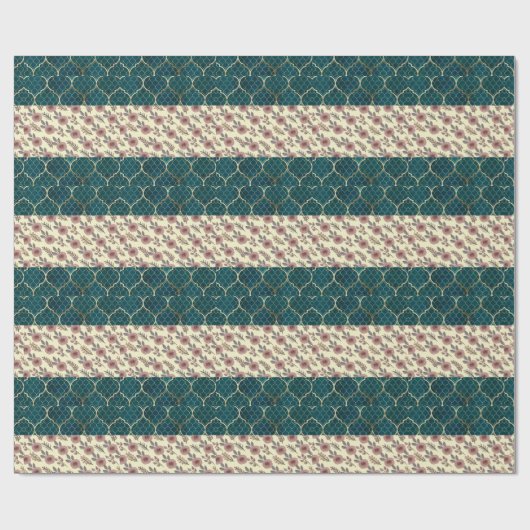 Muster der Blume Geschenkpapier (Flach)