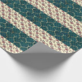 Muster der Blume Geschenkpapier (Ecke)