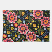 Muster der Blume Geschirrtuch (Horizontal)