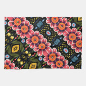 Muster der Blume Geschirrtuch (Horizontal)