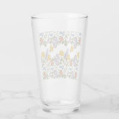 Muster der Blume Glas (Rückseite)